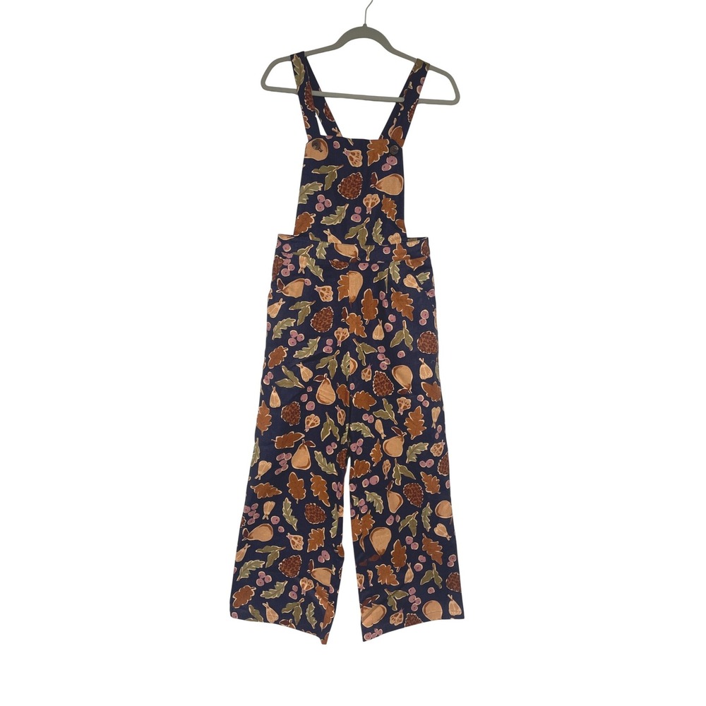 ModCloth Princess Highway Fall Harvest Linen Overalls Women's 8